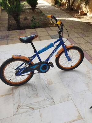 Children's bicycle used, city type, blue, V-Brakes