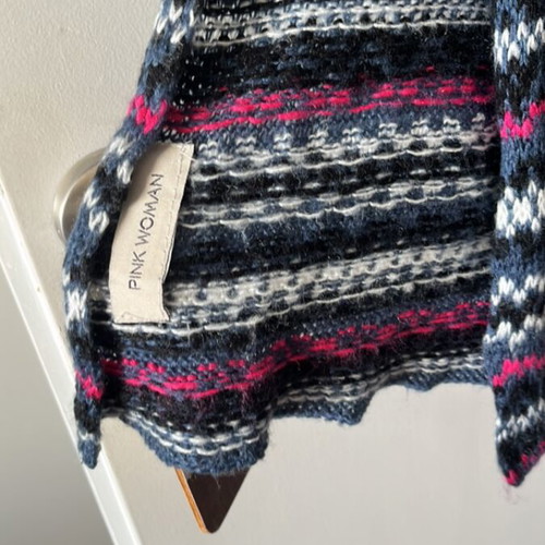 Pink Woman scarf like new, multicolor
