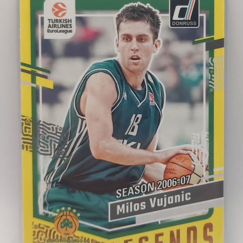Milos Vujanic Panini-Donruss Euroleague Basketball Card 2023-24 new