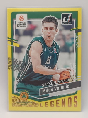 Κάρτα Milos Vujanic Panini-Donruss Euroleague Basketball 2023-24 καινούργια