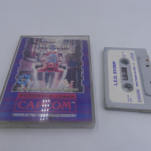 L.E.D. Storm ZX Spectrum 48/128K game used, Capcom