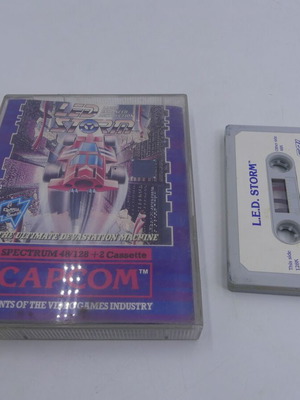 L.E.D. Storm ZX Spectrum 48/128K game used, Capcom