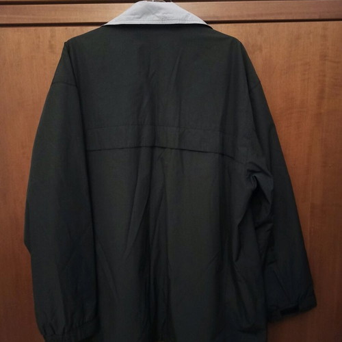 Men's spring windbreaker jacket like new, size L-XL, black and gray