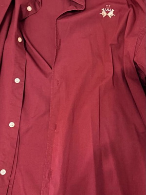 Πουκάμισο La Martina 2XL καινούργιο κόκκινο