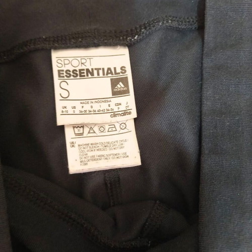 Adidas women's leggings used with minor wear, black