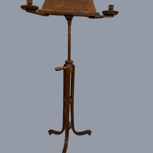 Ecclesiastical Victorian Music Stand used, 19th century solid wood
