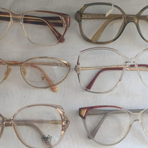 Luxotica Dior Cucci Balenciaga eyeglass frames used, pack of 9