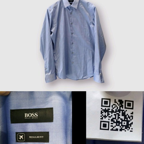 Boss blue shirt L Regular fit like new