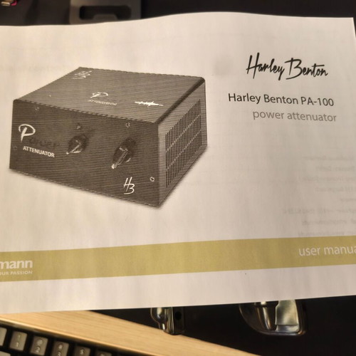 Harley Benton PA-100 Power Attenuator 100W like new, 4Ω/8Ω/16Ω