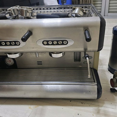 San Marco 2-group coffee machine used, semi-automatic