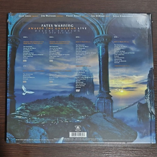 Fates Warning Awaken The Guardian Live Boxset Earbook 4xCD DVD Blu-ray new