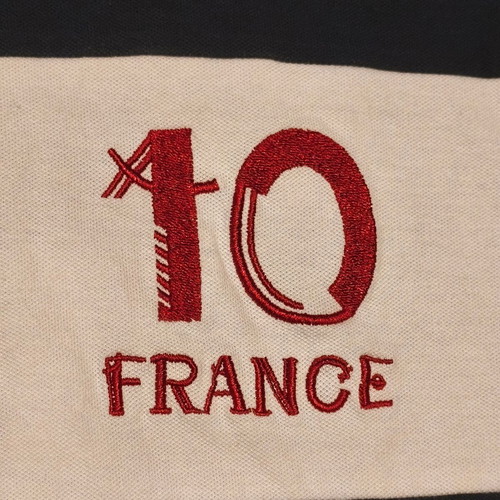 UEFA Euro 2016 France Men's Polo Shirt used, size XL, navy blue
