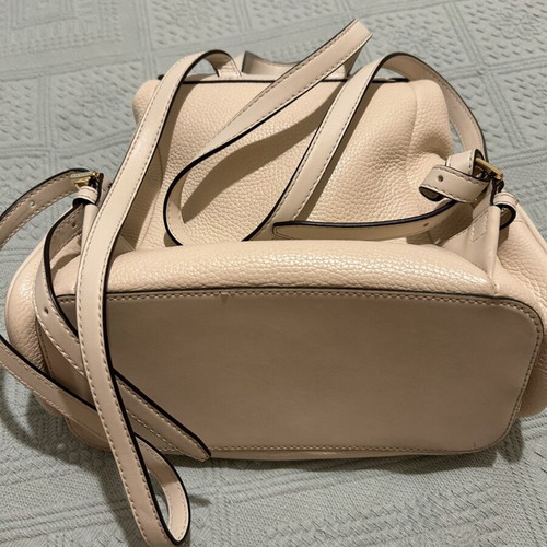 Michael Kors leather backpack, beige