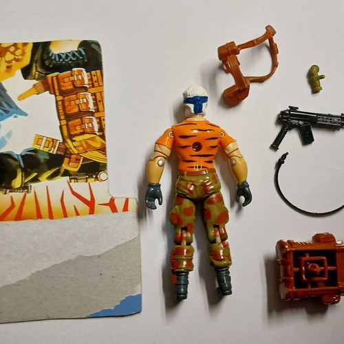GI Joe Tiger Force Outback figure used, complete with filecard