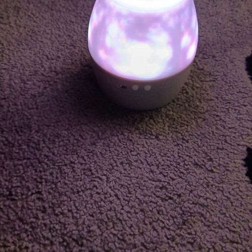 Aca Décor Balloon Night Light and Projector like new, white/grey