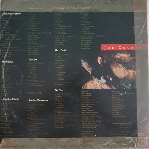 Joe Cocker Unchain My Heart vinyl record used