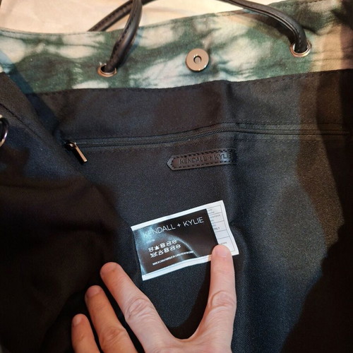 Kendall + Kylie shoulder bag new green shopper