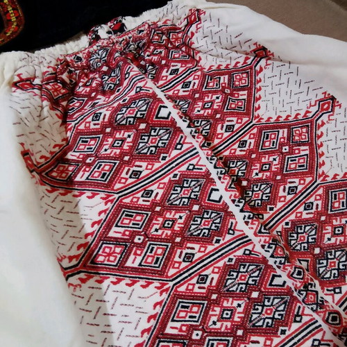 Traditional women's costume skirt and wool vest like new