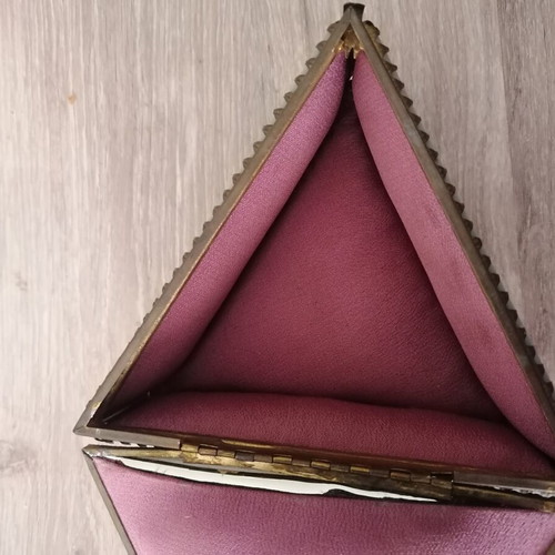 Jewelry box Russian old used with minor damages