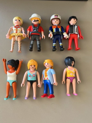Playmobil figures used, all together