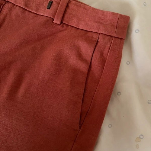 Marks&Spencer office pants used, terracotta color, size UK 8