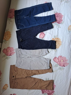 Lapin House and H&M baby pants pack of 4, 1 year old