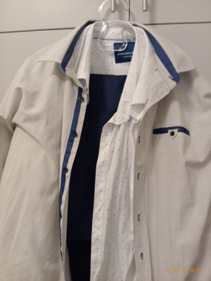 Men's formal shirts and trousers pack XXXL & XXXXL like new, white and blue