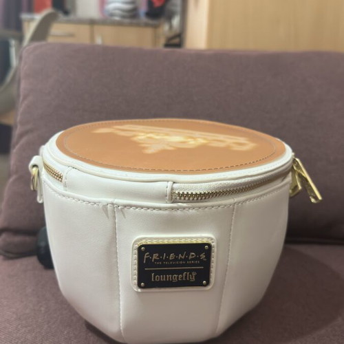 Friends Loungefly Crossbody Bag Cup Shape with Coffee like new