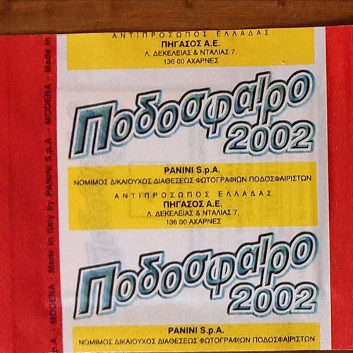 Panini Football Packet 2002 like new