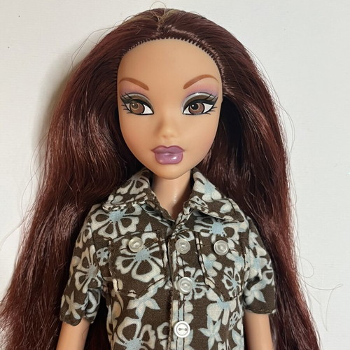 Myscene Chelsea doll restyled used with bag and rare pet dog