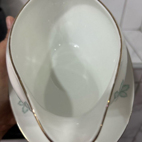 Bavaria sauce boat new with built-in saucer