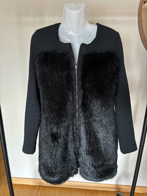 Stelios Koudounaris fur coat new, size S