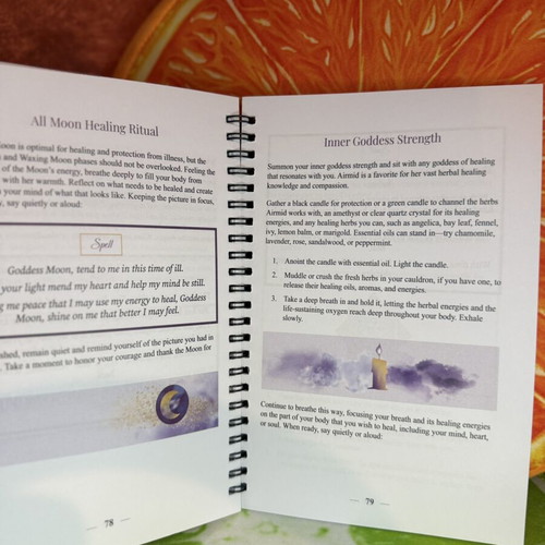 Protection Spells Spiral Book like new, English edition