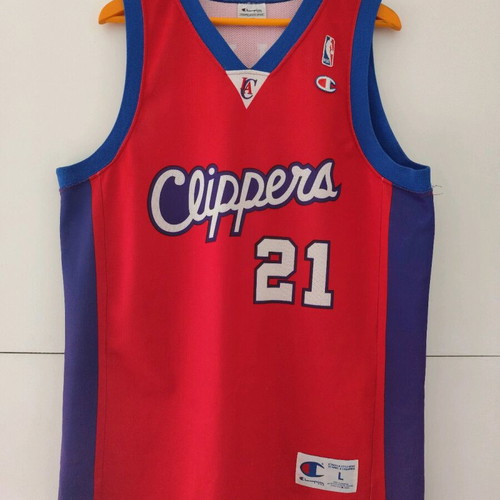 Los Angeles Clippers NBA jersey used, Darius Miles, size Large