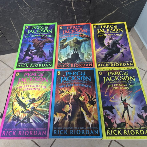 Percy Jackson and the Olympians Complete Set of 6 Books by Rick Riordan