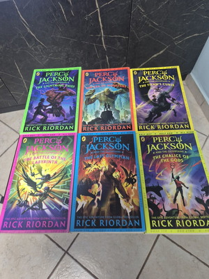 Percy Jackson and the Olympians Complete Set of 6 Books by Rick Riordan
