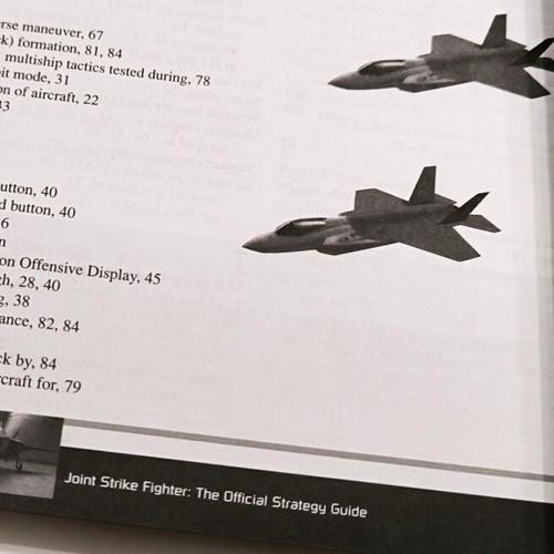 Strategy Guide JFS: Joint Strike Fighter like new, in English