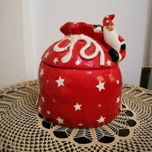 Christmas decoration like new, 2 pieces with storage space