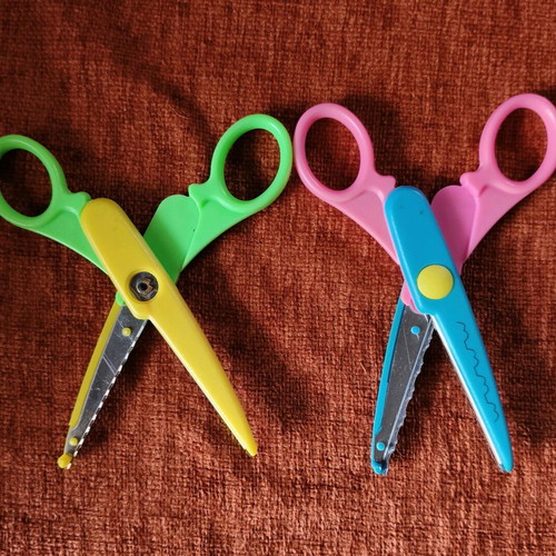 Craft scissors set like new, 2 pieces