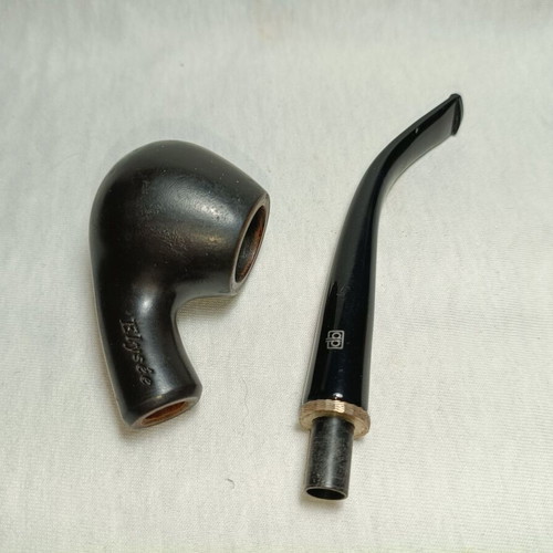Elysee No.18 Tobacco Pipe with db Design Berlin Mouthpiece and .925 Silver Ring
