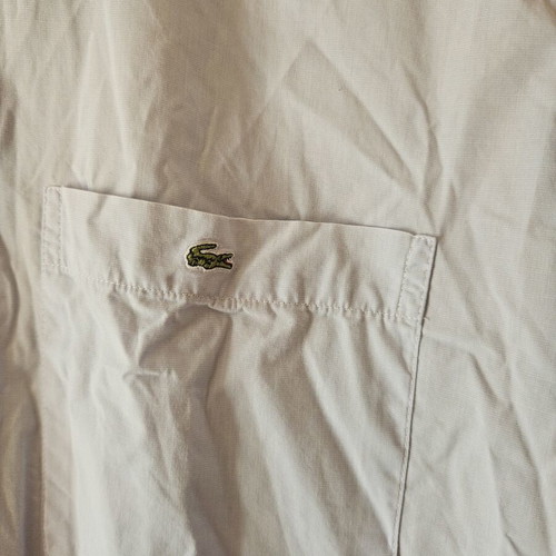 Lacoste classic short-sleeve shirt like new, 100% cotton