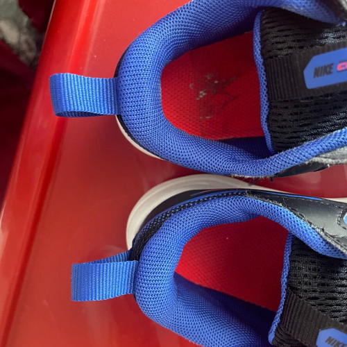 Nike Cosmic Runner Infant's Shoes used, sizes 25 and 26, black and blue