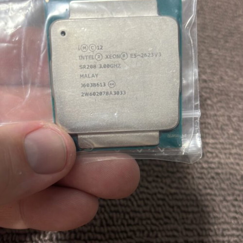 Intel Xeon E5-2623 v3 SR208 4-Core 8 Threads 3.00GHz up to 3.50GHz used
