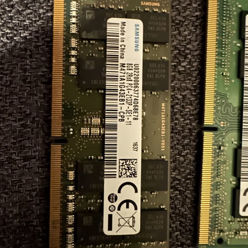 DRam 8 GB laptop memory modules like new, 2x2133MHz and 2x2400MHz