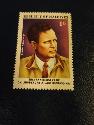 Stamp 1977 1L Maldives new