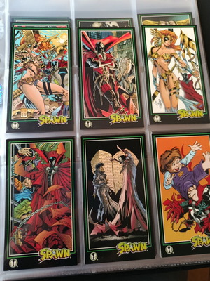 Spawn 1995 Wildstorm collectible cards set of 6 like new
