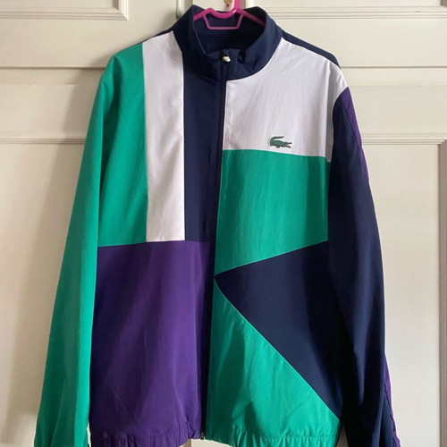 Lacoste Sport Crocodile Print Tennis Jacket new, XL, multicolor