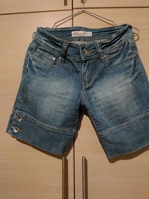 Vintage blue denim shorts Miss One size 38 like new