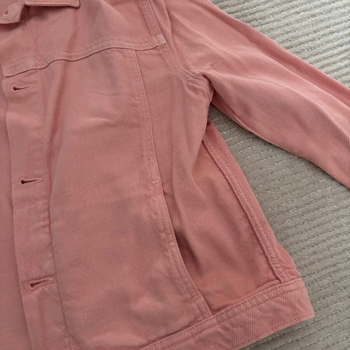 Pink denim jacket Samsoe & Samsoe new, organic cotton