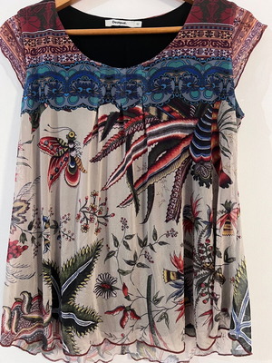 Desigual μπλούζα, πολύχρωμη, μέγεθος M